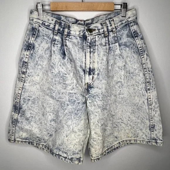 Chic Jeans Vintage acid wash mom shorts denim shorts 16 - Picture 5 of 5